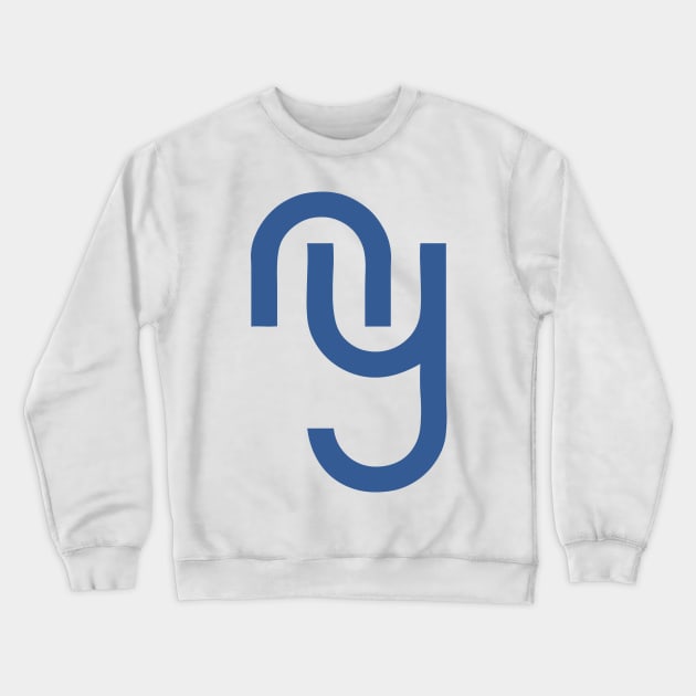 N+Y   New York Crewneck Sweatshirt by aanygraphic